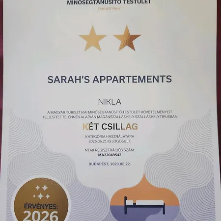 Appartement Sarah,s *